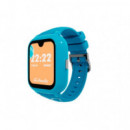 Reloj Smartwatch SAVEFAMILY 4G Iconic Plus 2 GPSICONIC2SPORTIVE Correa Silicona Estampada Azul Sporttive