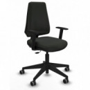 SILLA ELCHE NEGRO BRAZOS REGULABLES