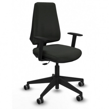 SILLA ELCHE NEGRO BRAZOS REGULABLES