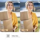 Ezviz DP2C Mirilla Inteligente Pantalla 4,3" Wifi y Detector de Presencia  Plateada