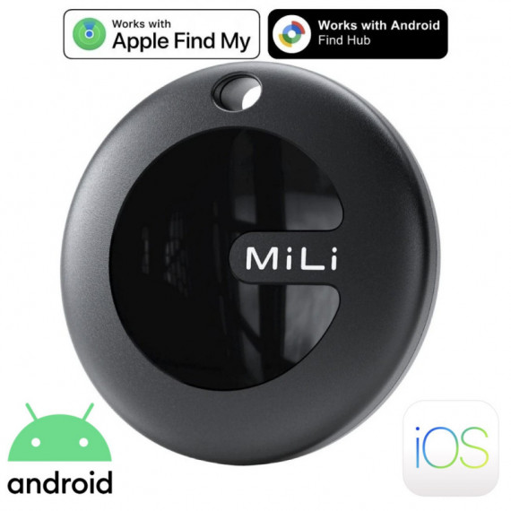 Mili MiTag Duo Rastreador Inteligente Dual para Apple iOS y Android Find Hub