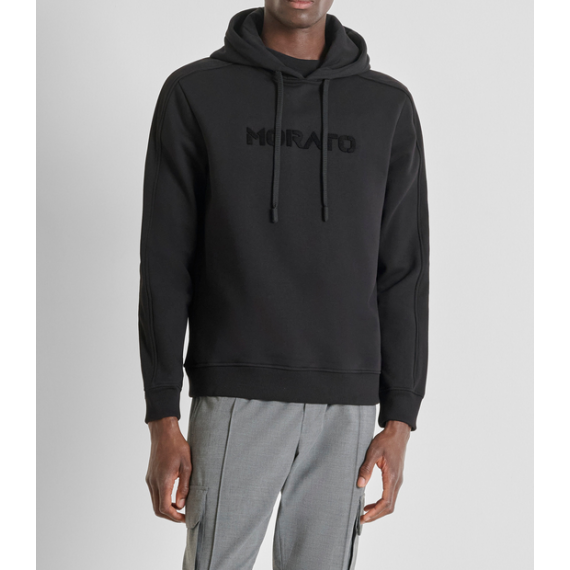 Sudadera Antony Morato negra logotipo