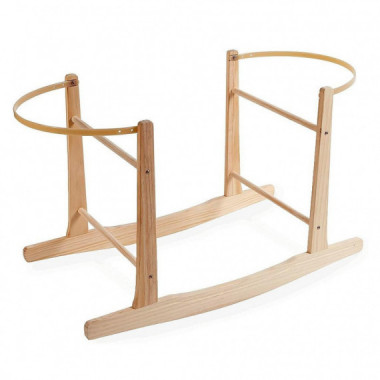 Soporte De Capazo Balancin Madera Natural