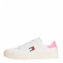 Zapatillas de piel con inscripción