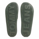 Chanclas con logo engomado