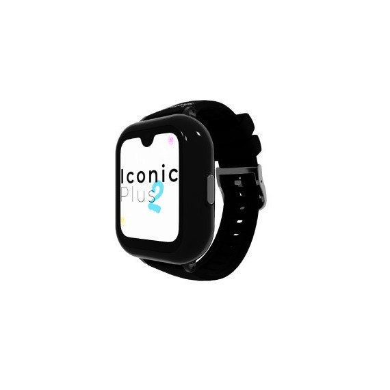 Reloj Smartwatch SAVEFAMILY 4G Iconic Plus 2 GPSICONIC2BLACK Correa Silicona Negra Gotham