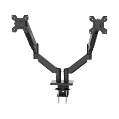 Soporte Mesa Brazo Independiente Neumatico 2 Monitores COOLBOX 13"-32"