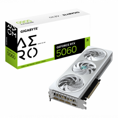 Tarjeta Grafica GIGABYTE Geforce Rtx 5060 Aero Oc 8GB GDDR7 Blanco