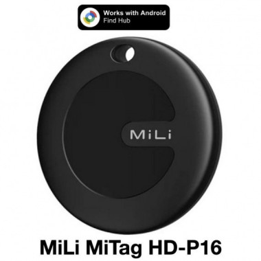 Mili MiTag Rastreador Inteligente Android Find Hub Negro