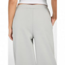 Pantalón chándal scuba con logo lateral en strass de Guess