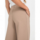 Pantalón chándal scuba con logo lateral en strass de Guess