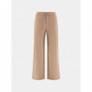 Pantalón chándal scuba con logo lateral en strass de Guess