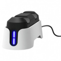 BASE DE CARGA TRUST GXT 228 PARA 2 MANDOS PS5 RGB BLACK/WHITE