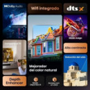 Televisor HISENSE 40" Led Uhd 4K USB Smart TV Android Wifi Hotel Vidaa BLUETOOTH