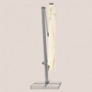 Sombrilla de jardín VARIOFLEX SOLAR LED 300x300 cm color beige con base completa incluida Suncomfort® by Glatz®