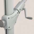 Sombrilla de jardín VARIOFLEX SOLAR LED 300x300 cm color beige con base completa incluida Suncomfort® by Glatz®