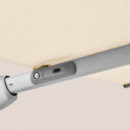 Sombrilla de jardín VARIOFLEX SOLAR LED 300x300 cm color beige con base completa incluida Suncomfort® by Glatz®