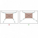 Lona de sombra- Fibra de coco artesanal- 3x4 metros- M2- La Scourtinerie®- Exterior