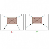 Lona de sombra- Fibra de coco artesanal- 3x4 metros- M2- La Scourtinerie®- Exterior