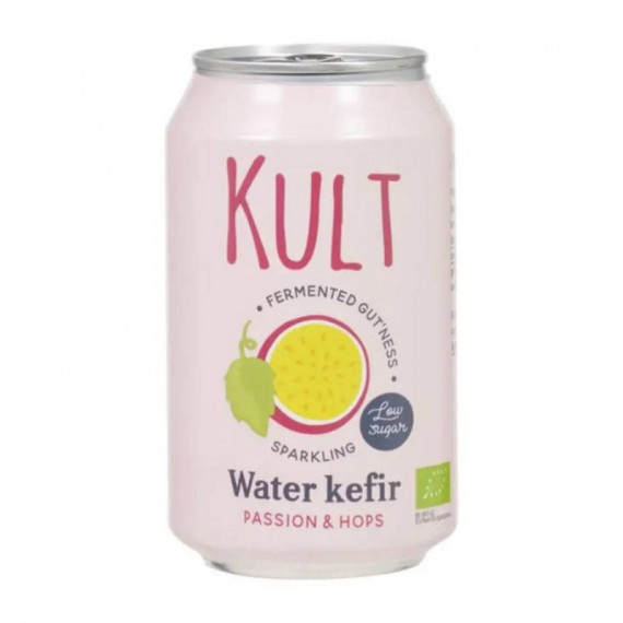 KULT AGUA DE KEFIR FRUTA PASION-LUPULO 330ML