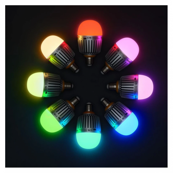 GODOX KNOWLED KIT 8 BOMBILLAS CREATIVAS C7R-K8B RGB E27