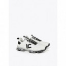 LOLA CASADEMUNT Deportiva Bicolor con Suela Transparente LS2505003-1BN