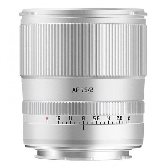 Objetivo Ttartisan AF 75mm F2 L-Mont plata (AF7520-L-S)