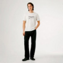 Camiseta logo estampado fit regular