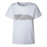 Camiseta Logo Strass  PEPE JEANS