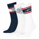 Pack 3 Calcetines College Giftbox  TOMMY HILFIGER