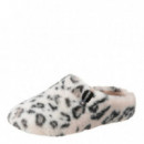 Pantuflas York Fur Leo  VERBENAS