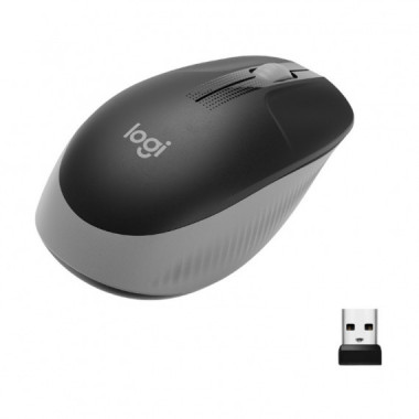 LOGITECH Raton M190 Wireless Negro Gris