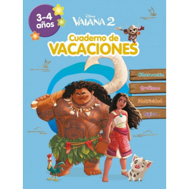 Vaiana 2. (3-4 Aã‘os) (disney. Cuaderno de Vacaciones)   2025