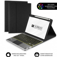 SUBBLIM Funda con Teclado Keytab Pro Bt para Ipad 10.9 10A Gen/ Negra