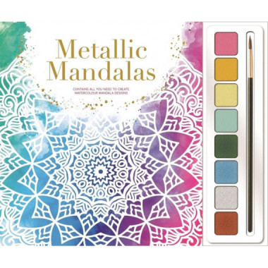 Metallic Mandalas (mind Spa Watercolours)   2024