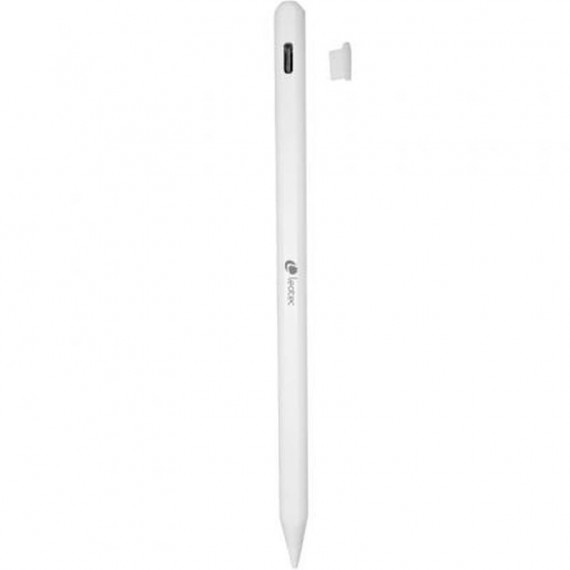 LEOTEC Lapiz Electronico LESTP06W  Stylus Epen Ultratouch para Ipad 2018 O Superior/ Blanco