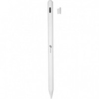 LEOTEC Lapiz Electronico LESTP06W  Stylus Epen Ultratouch para Ipad 2018 O Superior/ Blanco