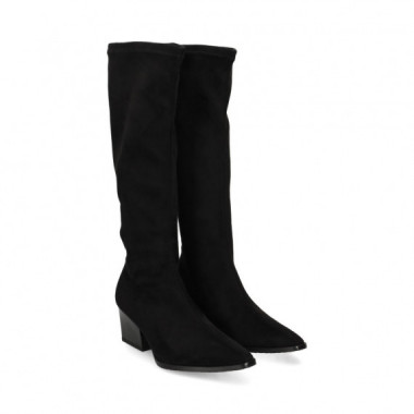 Bota ante Licra Negro  MISS ELASTIC