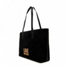 Bolso Velour JC4123PP0NKB100A  LOVE MOSCHINO