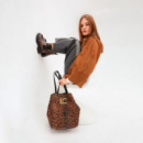 Bolso shopper animal print leopardo