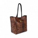 Bolso shopper animal print leopardo