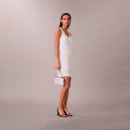 Cartera de cadena metálica con monograma