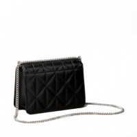 Minibolso acolchado con logotipo de emblema