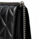 Minibolso acolchado con logotipo de emblema