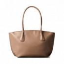 Bolso tote domo mediano con monograma