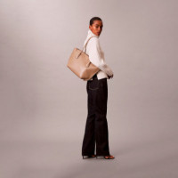 Bolso tote domo mediano con monograma