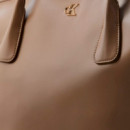 Bolso tote domo mediano con monograma