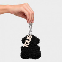 Llavero Negro Bold Bear Fleece  TOUS BAGS