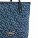 Bolso Tote de Denim con Jacquard  LIU JO