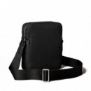 Bolsa de reportero tejida grabada